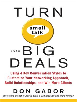 cover image of Turn Small Talk into Big Deals